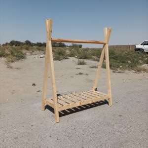 رگال لباس چوبی مدل سرخ پوستی w