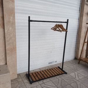 رگال لباس فلز و چوب یک طبقه